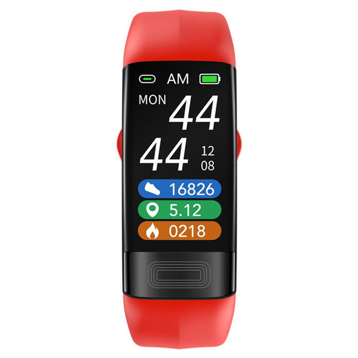 Fitness watch & smart bracelet for activity tracking, heart rate, blood pressure, and ECG for active users.