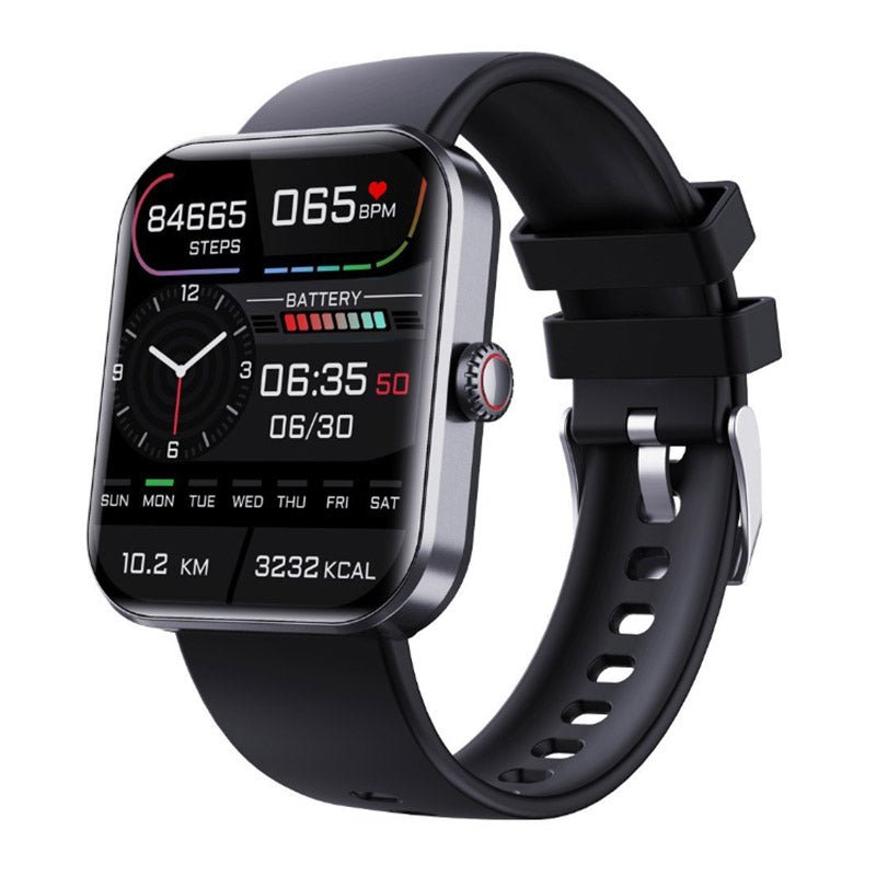 Unisex smartwatch for non-invasive continuous glucose monitoring, heart rate, blood pressure & sleep tracking.