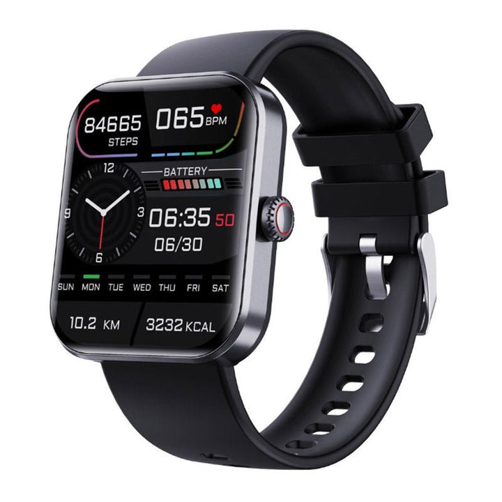 Unisex smartwatch for non-invasive continuous glucose monitoring, heart rate, blood pressure & sleep tracking.