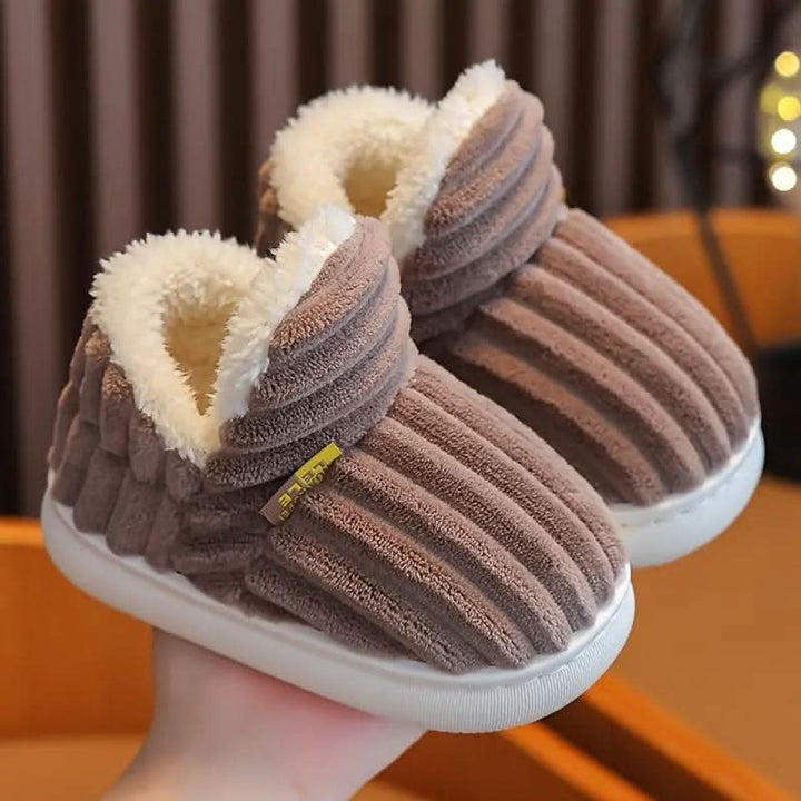 Stay warm with these thermal unisex slippers, offering cozy comfort and a non-slip design indoors.