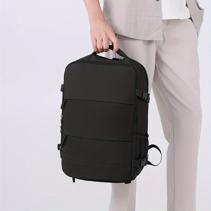 Unisex commuter bag, a versatile backpack for school, work, or travel, with organized pockets.
