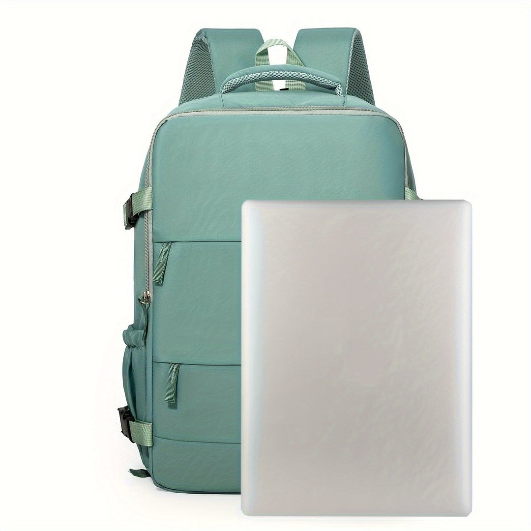Multi-functional travel backpack, perfect as a weekend or school bag, featuring practical design.