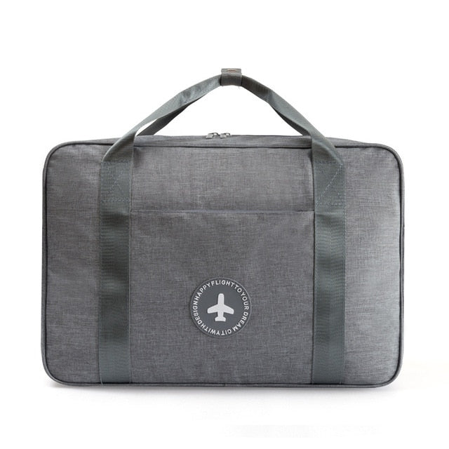 Portable travel bag for suitcases, providing extra space for carry-on items and organized travel.