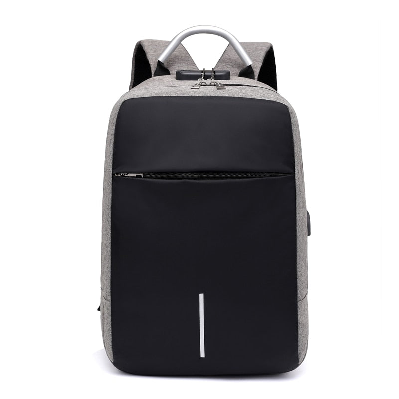 Versatile water-resistant daypack with anti-theft design & USB charging, perfect for students, work, or weekend trips.