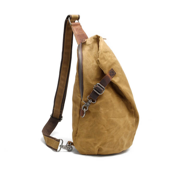 Everyday carry unisex canvas shoulder bag, durable & water-resistant for daily essentials.