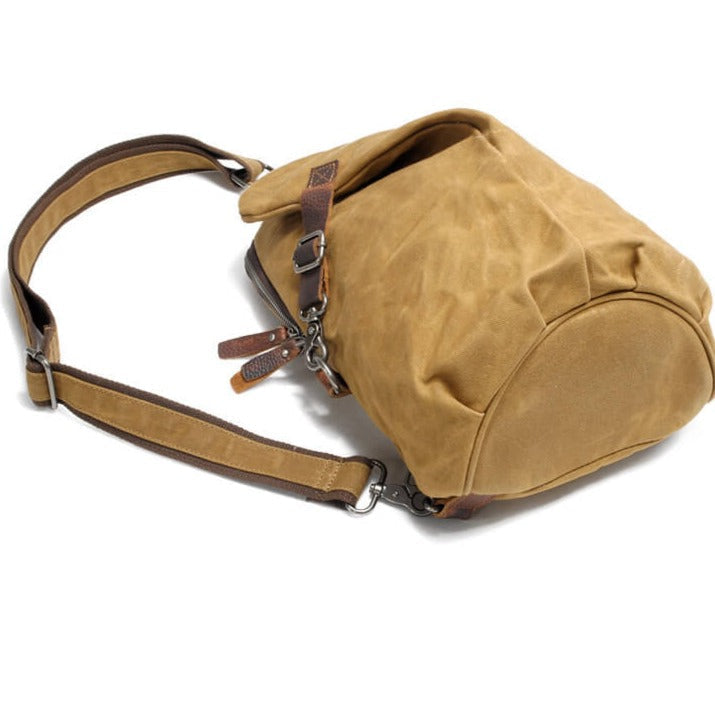 Versatile water-resistant canvas sling bag, a durable anti-theft messenger for unisex everyday use.
