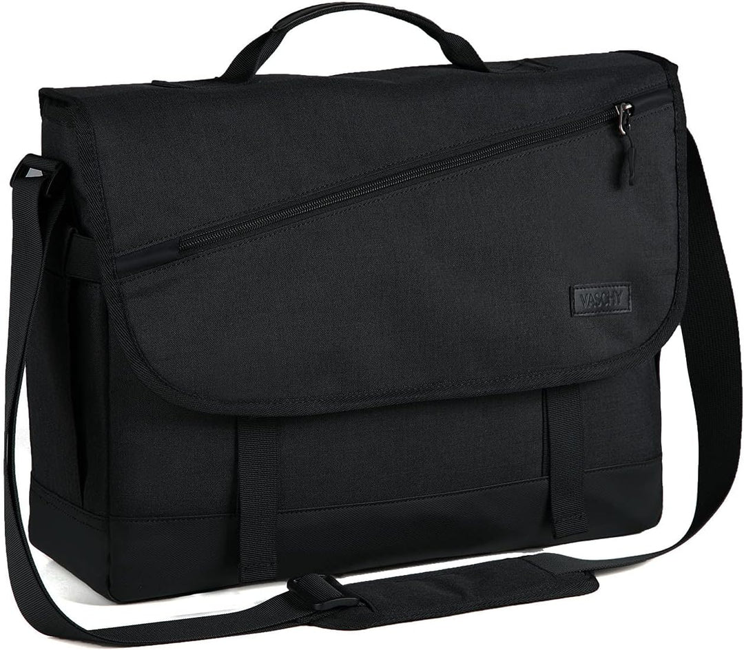 Padded Water-Resistant Laptop Messenger Bag, WorkMate Series. Ideal for protecting laptops during commute & travel.