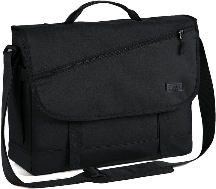 Padded Water-Resistant Laptop Messenger Bag, WorkMate Series. Ideal for protecting laptops during commute & travel.