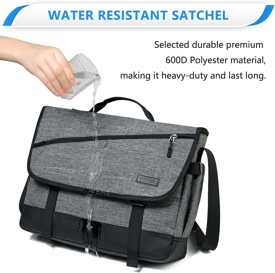 Unisex WorkMate Messenger Bag for school, work, travel. Water-resistant & comfortable with adjustable strap.