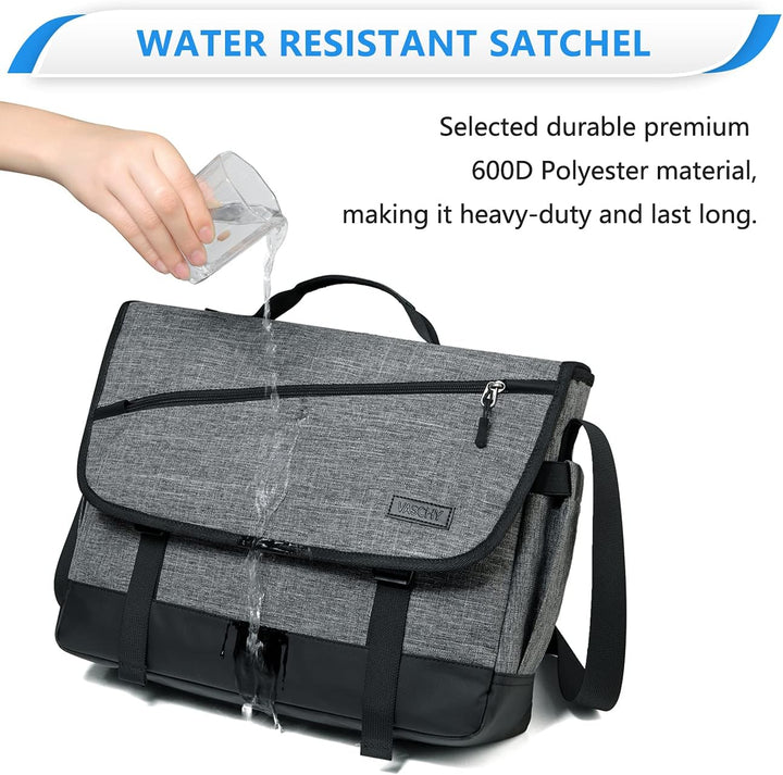 Unisex WorkMate Messenger Bag for school, work, travel. Water-resistant & comfortable with adjustable strap.