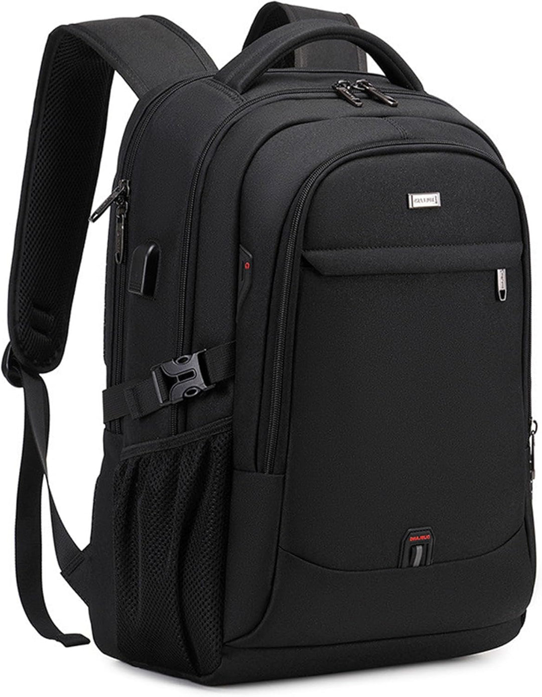 Unisex water-resistant laptop & travel backpack with organized compartments for daily commute & work essentials.