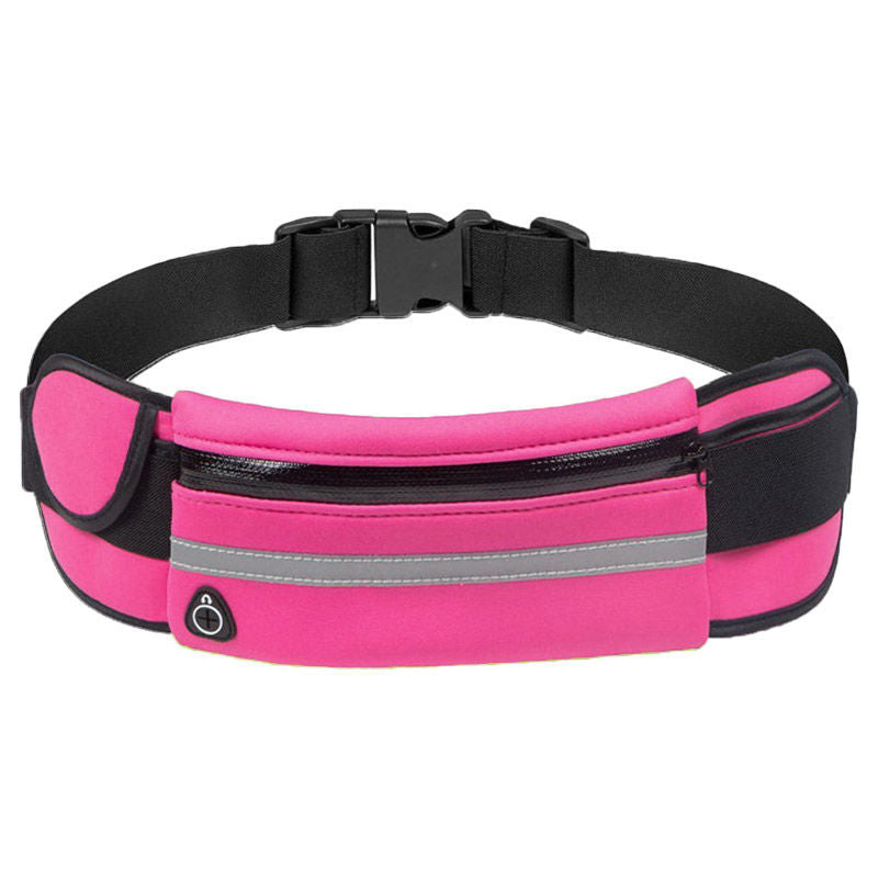 Unisex water-resistant running belt and waist pack, ideal for jogging, exercise, and sports.