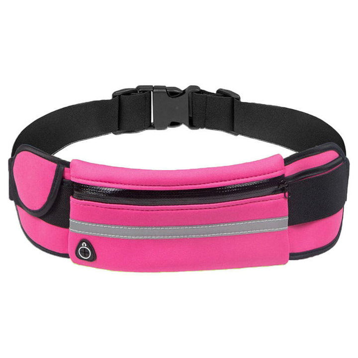 Unisex water-resistant running belt and waist pack, ideal for jogging, exercise, and sports.