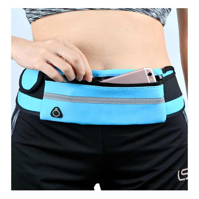 Water-resistant travel bag & running belt, ideal for active adventures, fitness, and daily use.