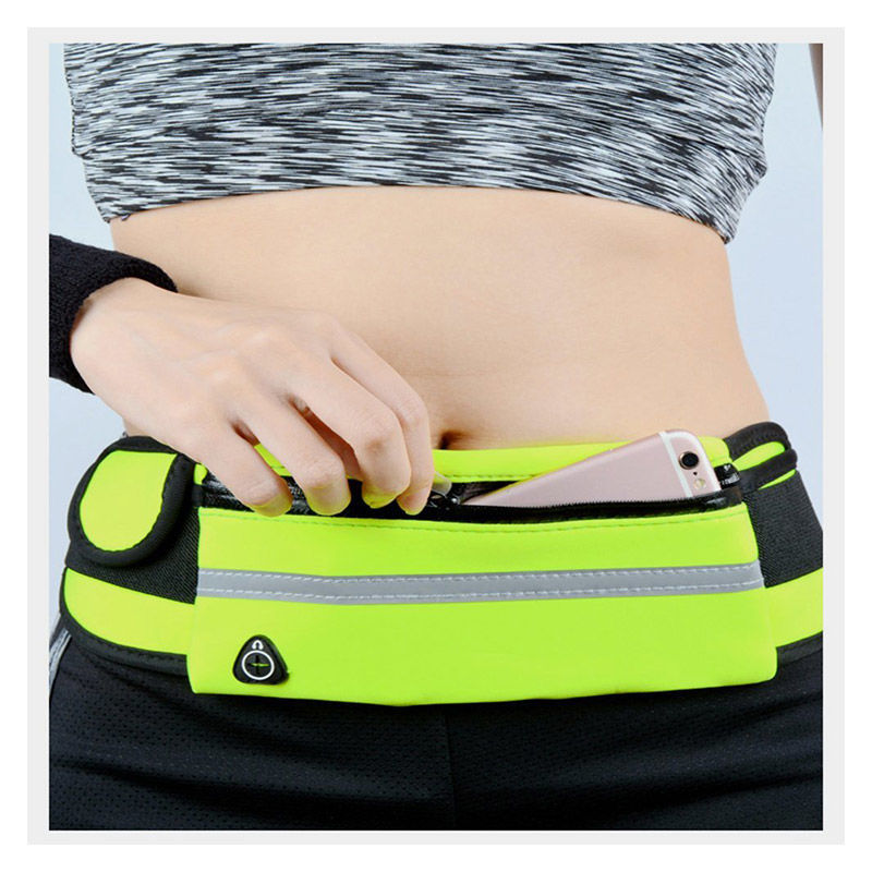Comfortable unisex running belt & waist pack for jogging, exercise. Water-resistant for all weather.