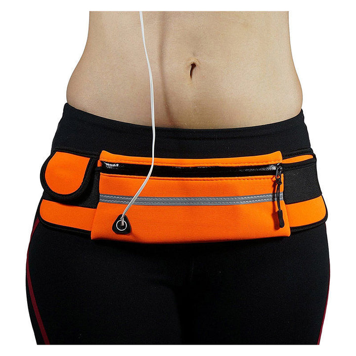 Essential sports gear: water-resistant running belt & phone holder for fitness & active lifestyle.