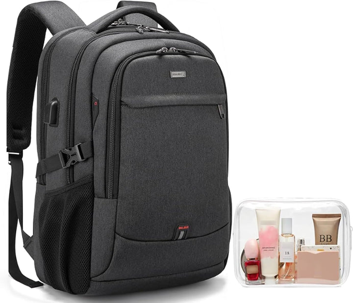Anti-theft USB charging backpack, great for secure and powered travel experiences.