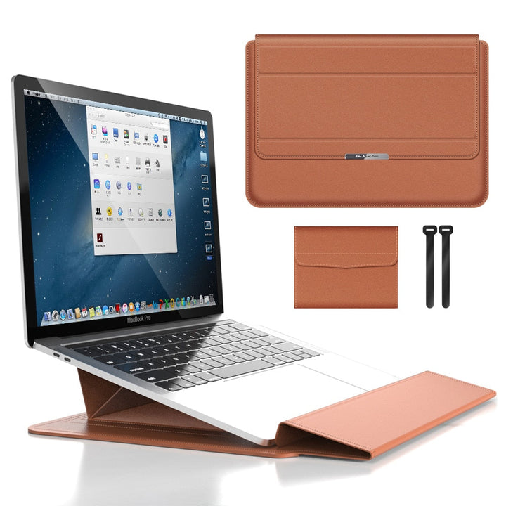 Portable waterproof laptop bag, ideal travel gear for laptops & tech, with secure organized compartments.
