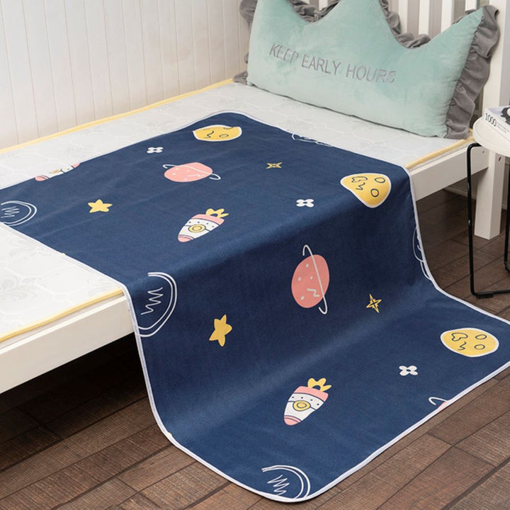 Unisex waterproof baby changing mat for easy, hygienic diaper changes on the go. Portable & reusable infant care essential.