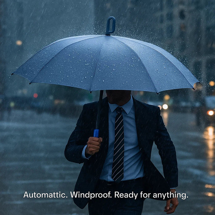 Automatic travel umbrella for rain protection. Windproof and portable, a must-have for all travelers.