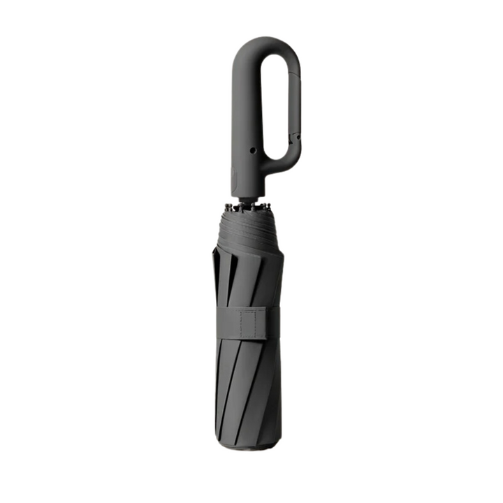 Stylish unisex windproof umbrella, automatic folding. Essential travel accessory for unexpected rain.