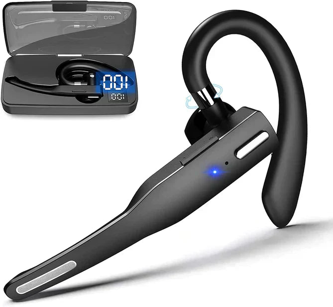 Unisex Wireless Bluetooth 5.1 Noise Cancelling Trucker Headset with Dual Mic for clear hands-free calls.