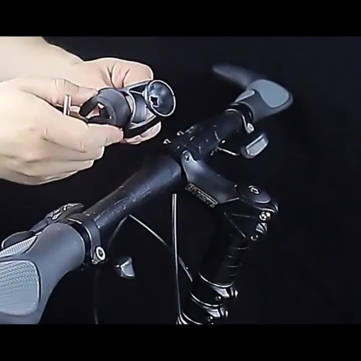 Essential outdoor gear: waterproof phone holder for bicycle/motorcycle. 360° rotating handlebar mount.