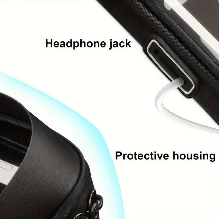 Bike & motorcycle universal waterproof phone holder. Secure handlebar bag, 360° rotation for GPS.