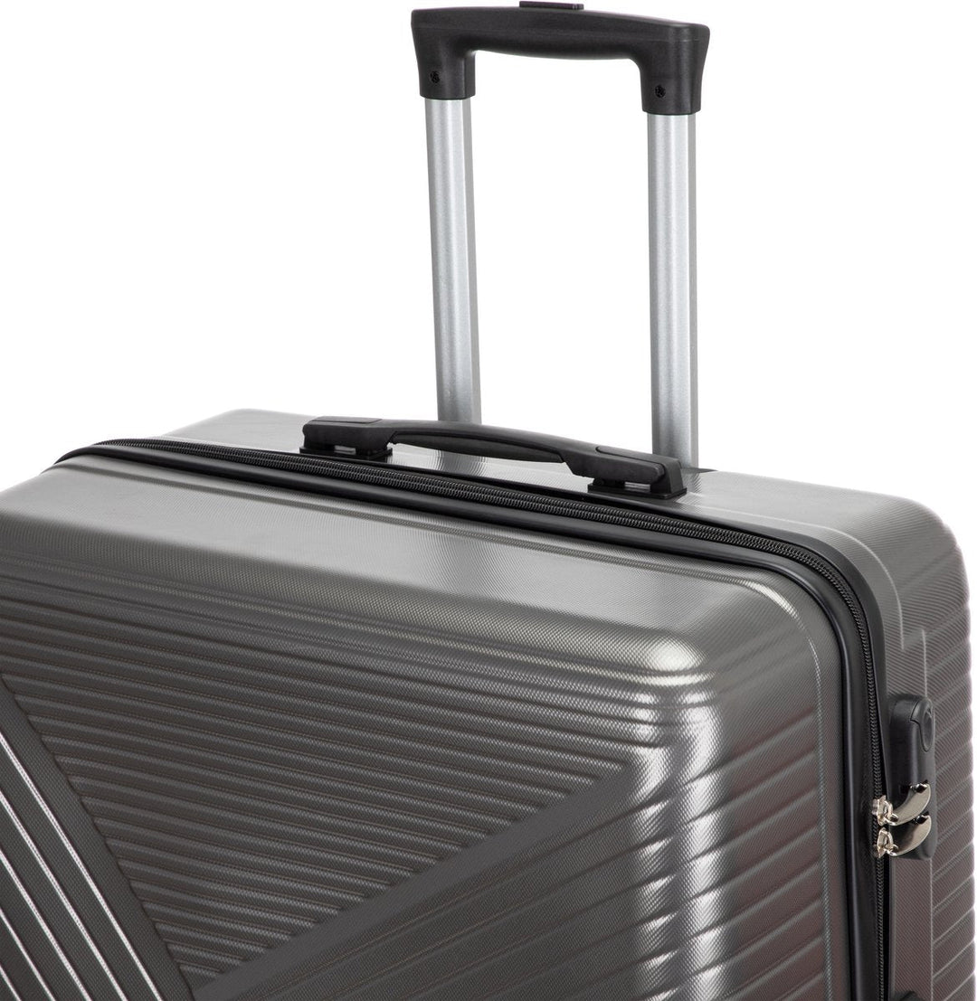 Valencia spinner luggage, easy-glide wheels for seamless navigation through airports.