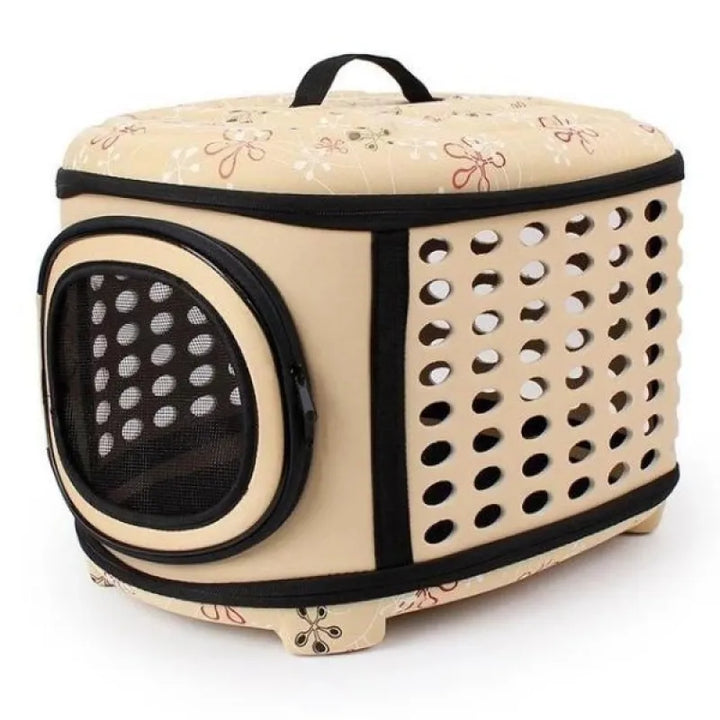 Breathable cat bag, portable & safe for pet travel, great animal transport solution.