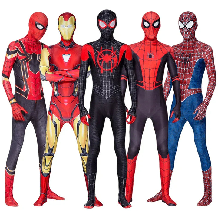 Vibrant kids' superhero costume, perfect for imaginative play and dress-up adventures.