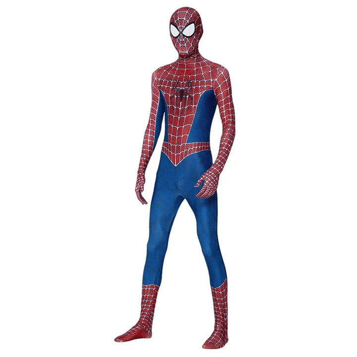 Girl in a strong purple superhero costume, inspiring confidence and imaginative play.