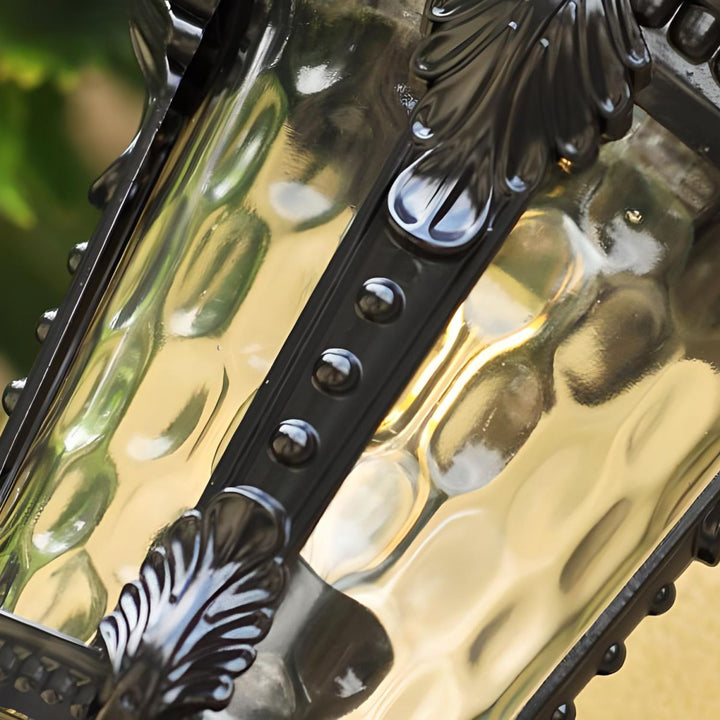 Elegant vintage outdoor lighting fixture for garden, patio, and home decor.