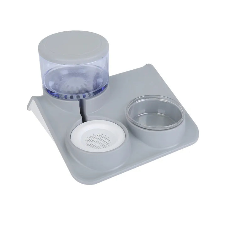 Wall-mounted pet food & water dispenser. Durable, space-saving bowls for dogs & cats. Pet supplies.