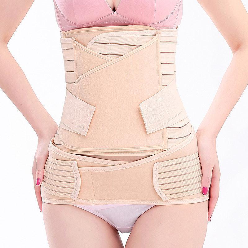 Women's 3-in-1 Postpartum Recovery Belt, Belly Band & Waist Trainer provides post-pregnancy abdominal support.