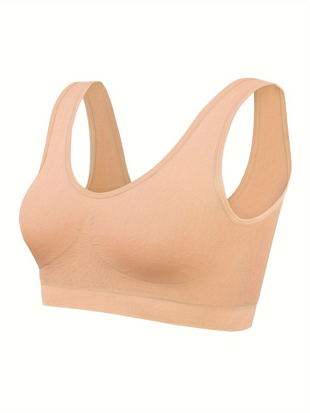 Women's seamless casual activewear set. Tank top, sports bra, and bottom for effortless style & comfort.