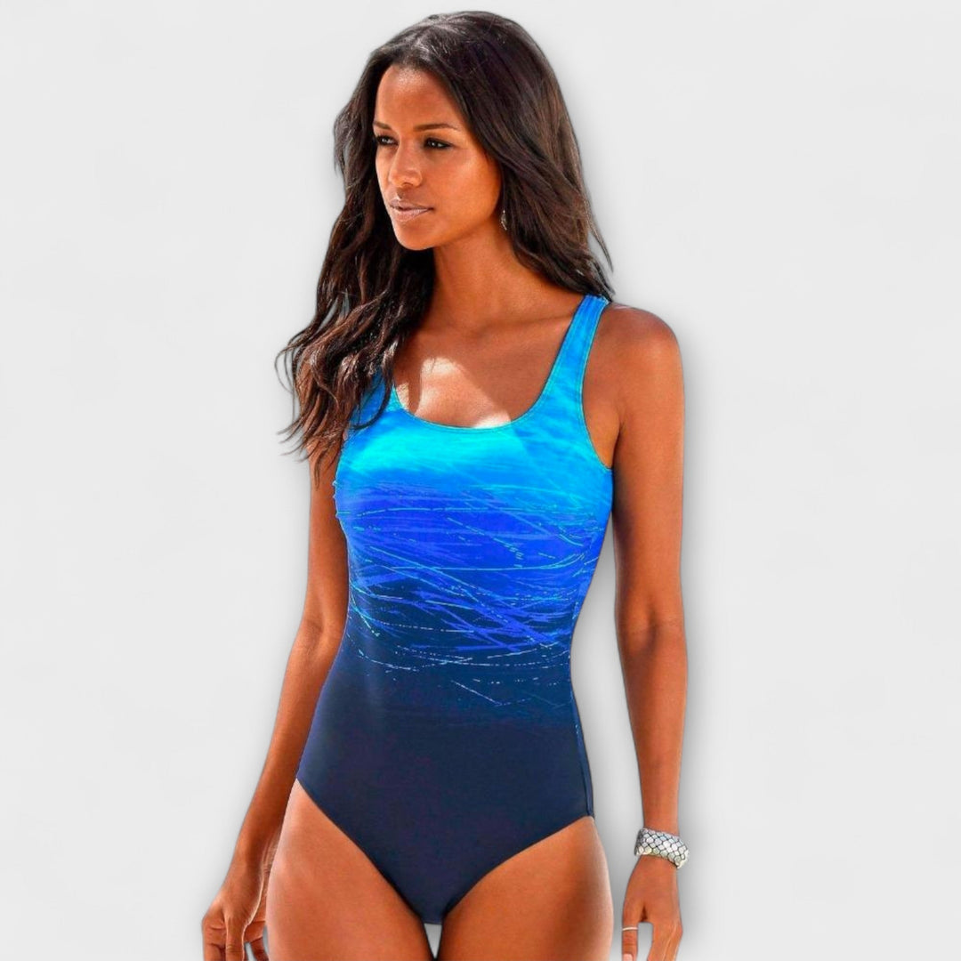 Women's Active Fit Gradient One-Piece Swimsuit