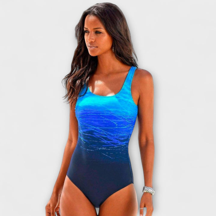 Women's Active Fit Gradient One-Piece Swimsuit