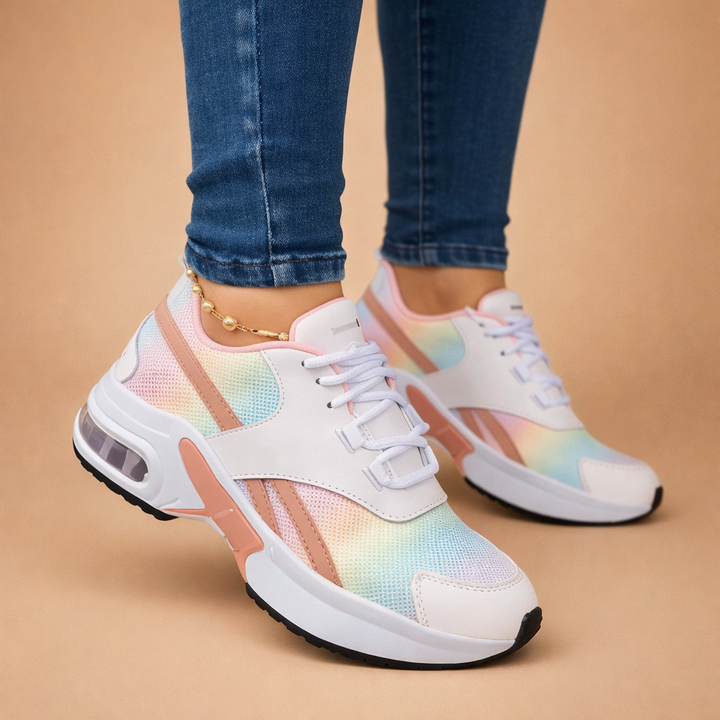 Women's running & walking shoes featuring air cushion comfort. Lightweight athletic footwear for an active lifestyle.
