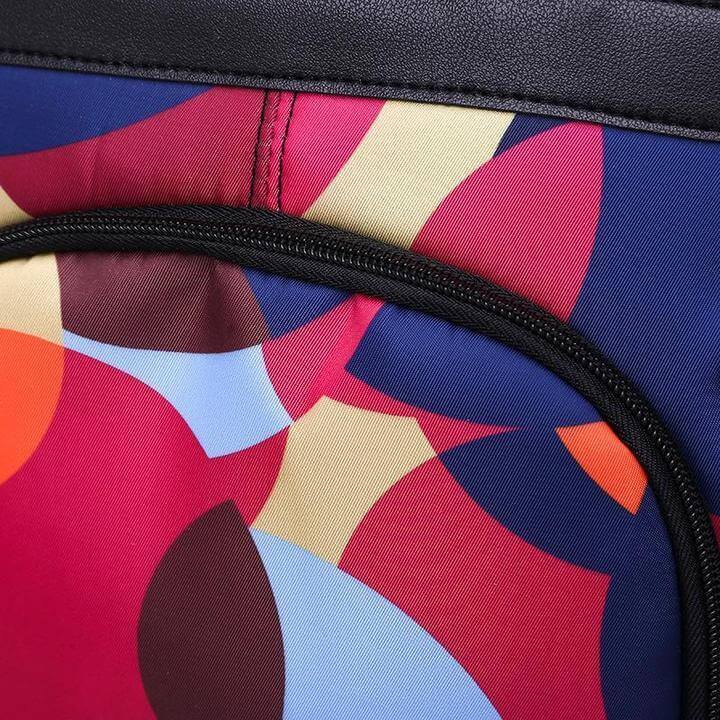 Practical water-resistant women's backpack for daily use, anti-theft, ample space & secure pockets.