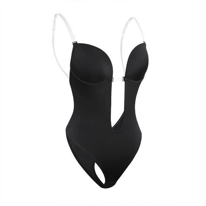 Versatile backless body shaper for women, perfect for seamless invisible support under any outfit. Everyday wear.