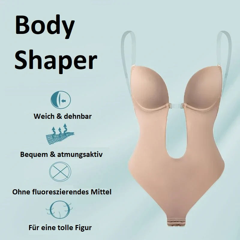 Feel confident with this women's backless bodysuit bra, offering discreet, invisible low-back support.