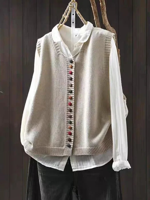 Women's black open front cardigan sweater, knitwear, casual elegant layering piece