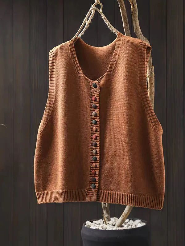 Model wearing a women's red open front cardigan, perfect casual elegant layering sweater