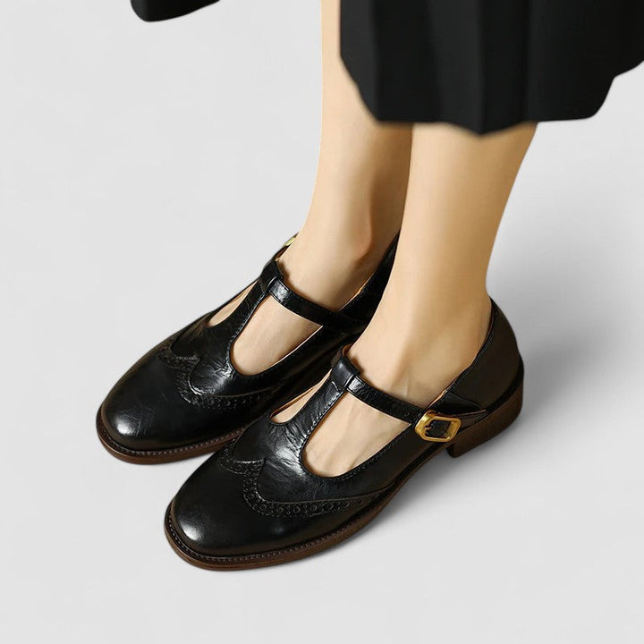 Comfortable women's orthopedic Mary Jane shoes with adjustable strap, CL-0681
