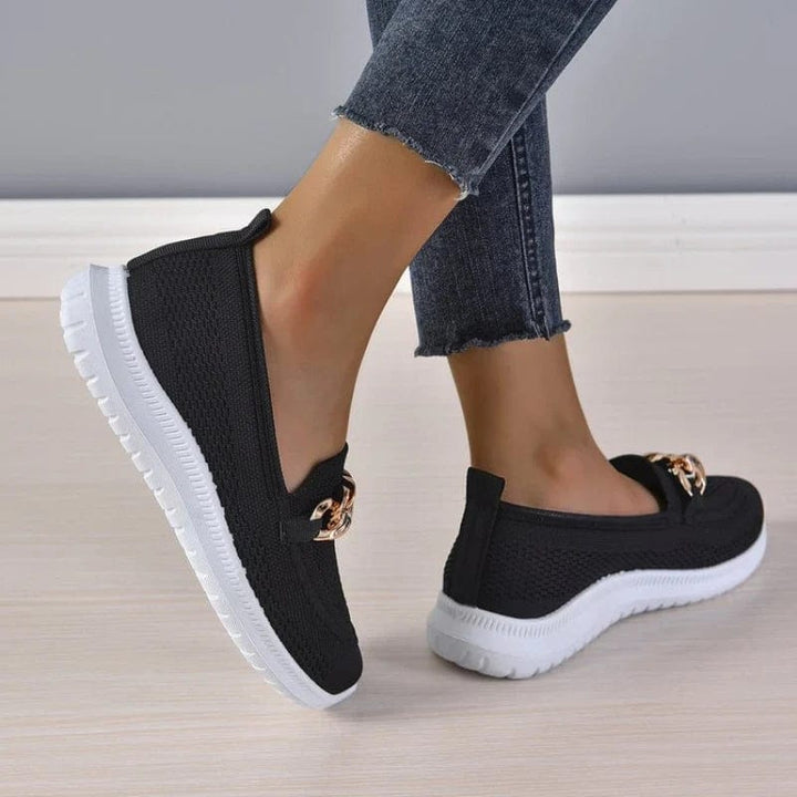 Stylish women's breathable slip-on walking shoes designed for ultimate comfort