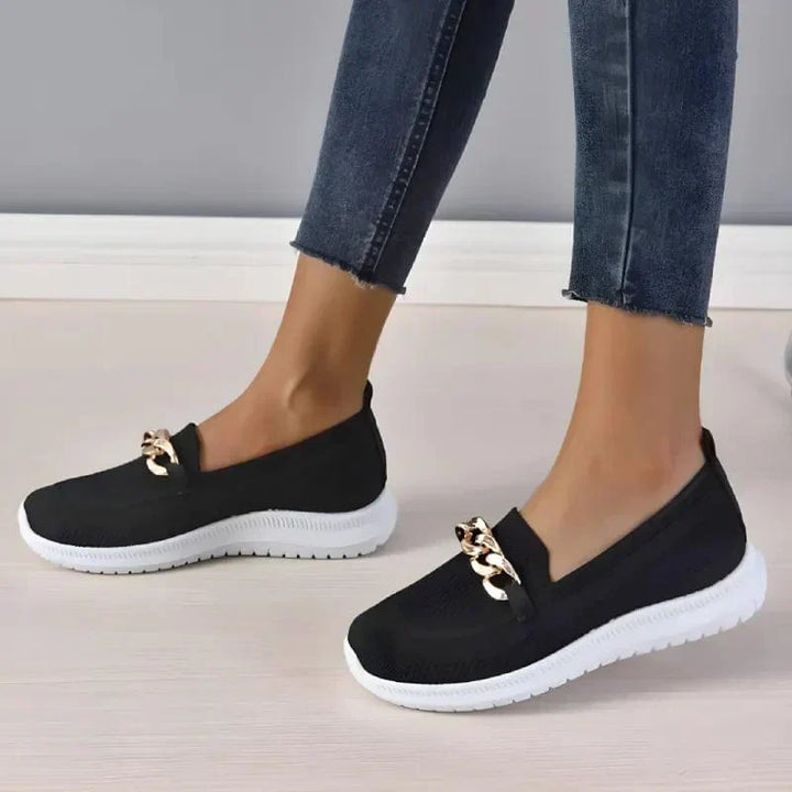 Women's comfortable walking shoes with a breathable mesh upper, great for daily use