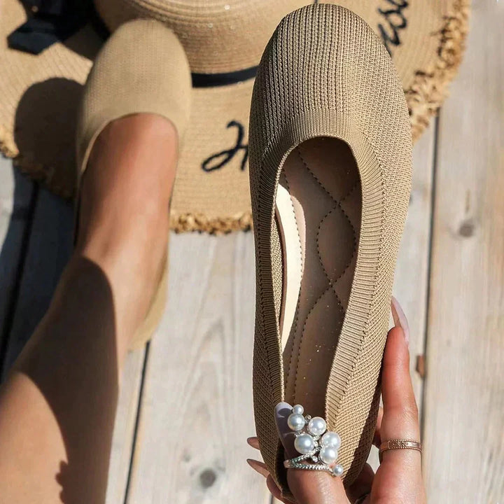 Women's breathable ballerina shoes, comfortable mesh design for everyday wear