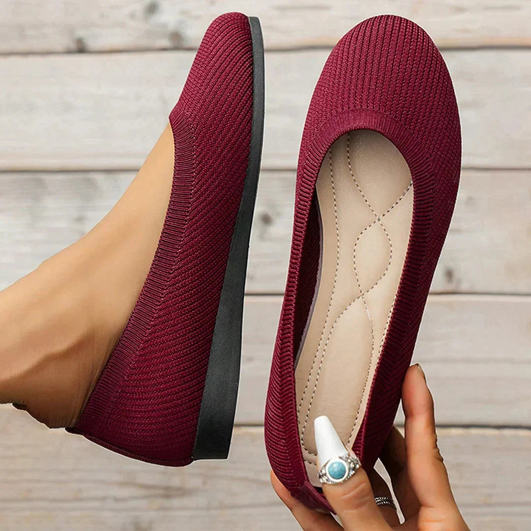 Breathable women's ballerina shoes, casual and stylish with mesh detailing