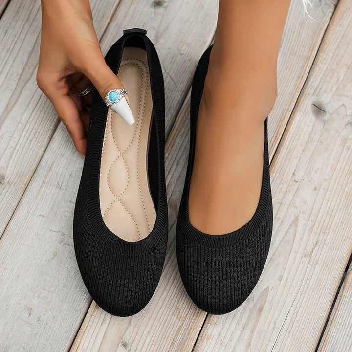 Casual women's summer shoes, breathable mesh flats for optimal comfort